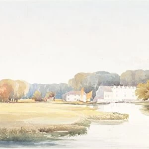 Horstead Mill on the River Bure, Norfolk, 1829 / 1848. Creator: James Bulwer