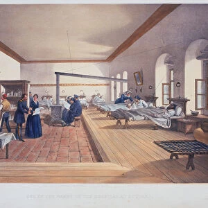 Hospital ward, Scutari, Turkey, 1856. Artist: E Walker