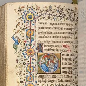 Hours of Charles the Noble, King of Navarre (1361-1425), fol. 284v, Four Doctors of the Church, c