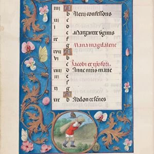 Hours of Queen Isabella the Catholic, Queen of Spain: Fol. 8v, July, c. 1500. Creator