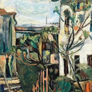 House near Paris (Maison aux environs de Paris), 1918. Artist: Soutine, Chaim (1893-1943)