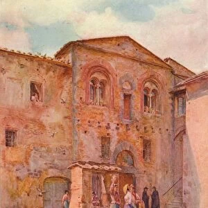 The House of the Provost, San Gimignano, c1900 (1913). Artist: Walter Frederick Roofe Tyndale