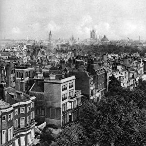 Houses along Queens Walk, Green Park, London, 1926-1927. Artist: McLeish