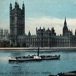 Houses of Westminster, London, 1907, (c1900-1930)
