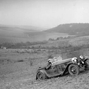 HRG competing in the London Motor Club Coventry Cup Trial, Knatts Hill, Kent, 1938