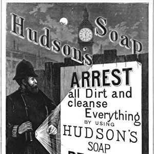 Hudsons Soap, 1888. Creator: Unknown