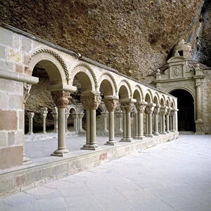 Huesca Botaya Monasterio De San Juan De LA Pena Detalle Del Claustro Arte