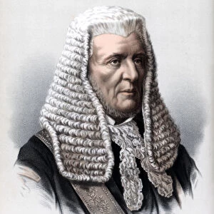 Hugh NcCalmont Cairns, 1st Earl Cairns, Lord Chancellor of Great Britain, c1890. Artist: Cassell, Petter & Galpin
