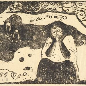 Human Misery, 1898-99. Creator: Paul Gauguin