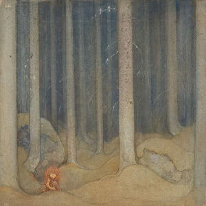 Humpe in the enchanted forest (Humpe i trollskogen), 1913