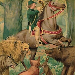 The Hunter and the Animals, 1901. Artist: Edward Henry Wehnert