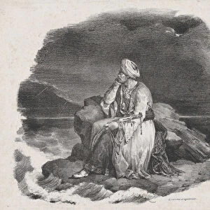I Dream of Her in the Crashing Waves, 1818. Creator: Theodore Gericault