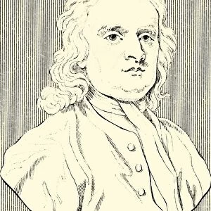 I. Newton, (1642-1727), 1830. Creator: Unknown