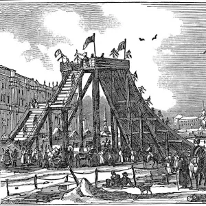 Ice Mountain, artificial sledge run, Russia, 1833