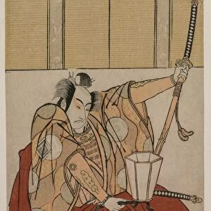 Ichikawa Monnosuke II as Urabe no Suetake; Onoe Matsusuke as Usui Sadamitsu... 1781