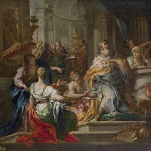 The Idolatry of King Solomon. Artist: Conca, Sebastiano (1680-1764)