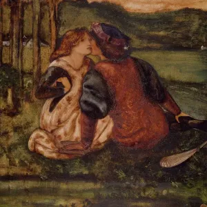An Idyll, mid-late 19th century. Creator: Sir Edward Coley Burne-Jones
