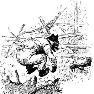 Illustration from the book The Complete Tales of Uncle Remus, by Joel Chandler Harris, 1895. Artist: AB Frost