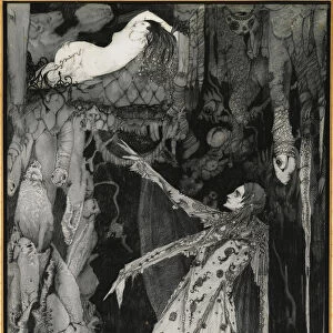 Illustration to Goethes Faust, 1924-1925. Artist: Clarke, Harry (1889-1931)