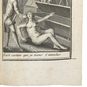 Illustration for La nouvelle Justine by Marquis de Sade, 1800