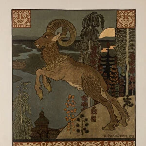 Illustration for Old Russian Legend Volga, 1901-1904