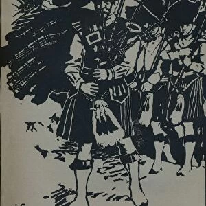 Illustration to Riccardo Stephenss Ballad, Hells Piper, c1912. Artist: James Cadenhead