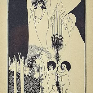 Illustration for Salome by Oscar Wilde, 1894. Creator: Beardsley, Aubrey