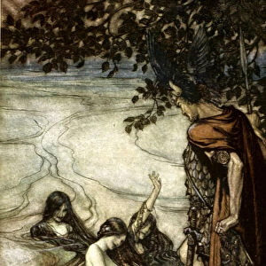 Illustration from Siegfried and the Twilight of the Gods, 1924. Artist: Arthur Rackham
