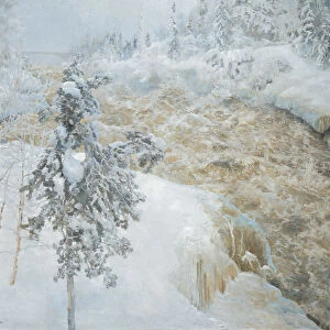 Imatra in wintertime (Imatra talvella), 1893