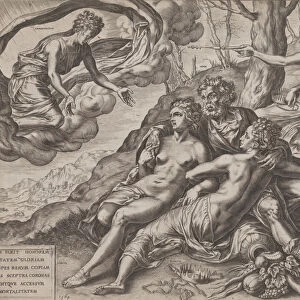 The Immortal Rewards of Virtue, 1564. Creator: Cornelis Cort