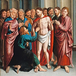 The Incredulity of Saint Thomas. Artist: Bruyn, Bartholomaeus (Barthel), the Elder (1493-1555)