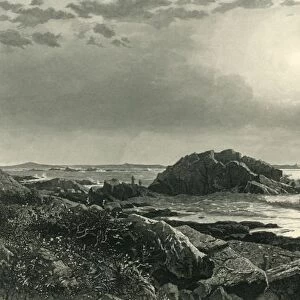 Indian Rock, Narragansett, 1872. Creator: Samuel Valentine Hunt
