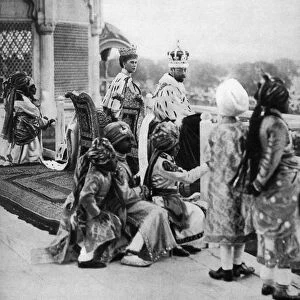 Indias princely pages, George V and Queen May in Delhi, 1911, (1935)