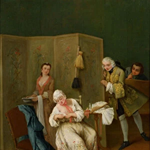 The Indiscreet Gentleman. Artist: Longhi, Pietro (1701-1785)
