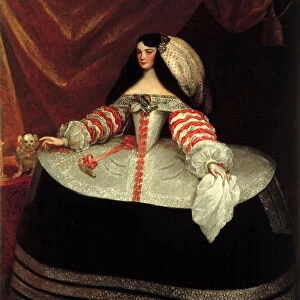 Ines de Zuniga, Countess of Monterrey, 1660-1670. Artist: Carreno de Miranda, Juan (1614-1685)