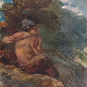 The Infant Pan, 1875, (1906). Creator: Guido Bach