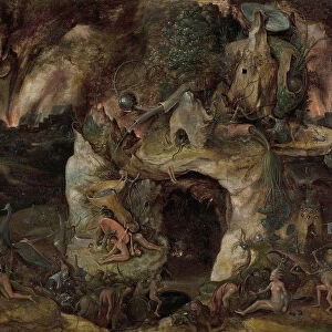 Inferno Landscape. Artist: Bosch, Hieronymus, (School)