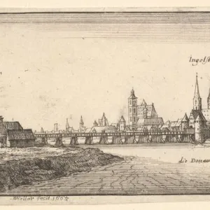 Ingolstadt, 1665. Creator: Wenceslaus Hollar