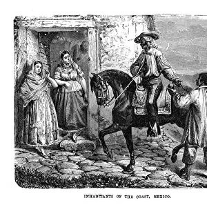 Inhabitants of the Coast, Mexico, 1872