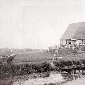 Inhabitants of Marken Island, Netherlands, 1898. Artist: James Batkin