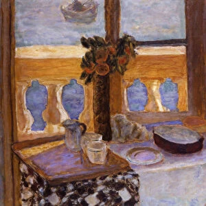 Interior at the Balcony. Artist: Bonnard, Pierre (1867-1947)