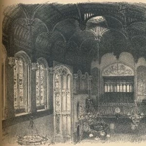 Interior of Crosby Hall, 1902. Artist: Thomas Robert Way