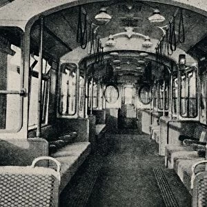 Interior of the Latest Type of Tube Coach, 1926