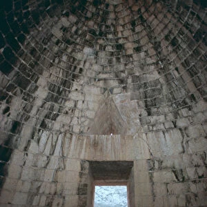 Interior of the Mycenaean Treasury of Atreus