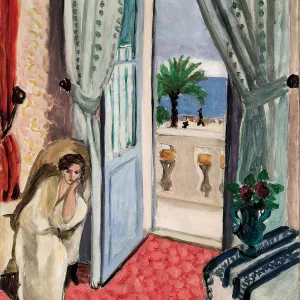 Interior at Nice (Room at the Hotel Mediterranee), ca 1919. Creator: Henri Matisse