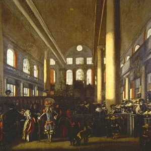 Interior of the Portuguese Synagogue in Amsterdam, c. 1680