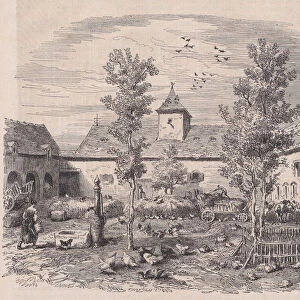 Interior View of a Farm, from "Le Magasin Pittoresque", ca. 1852