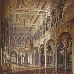 Interiors of the Small Hermitage, The Pavilion Hall, middle of the 19th century