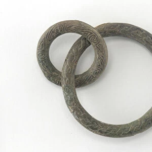 Two interlocked rings, Eastern Zhou dynasty, 5th-4th century BCE. Creator: Unknown