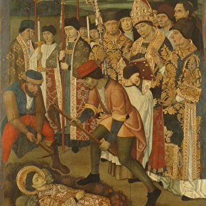 The Invention of the Body of Saint Stephen. Artist: Vergos Family (active End of 15th cen. y)